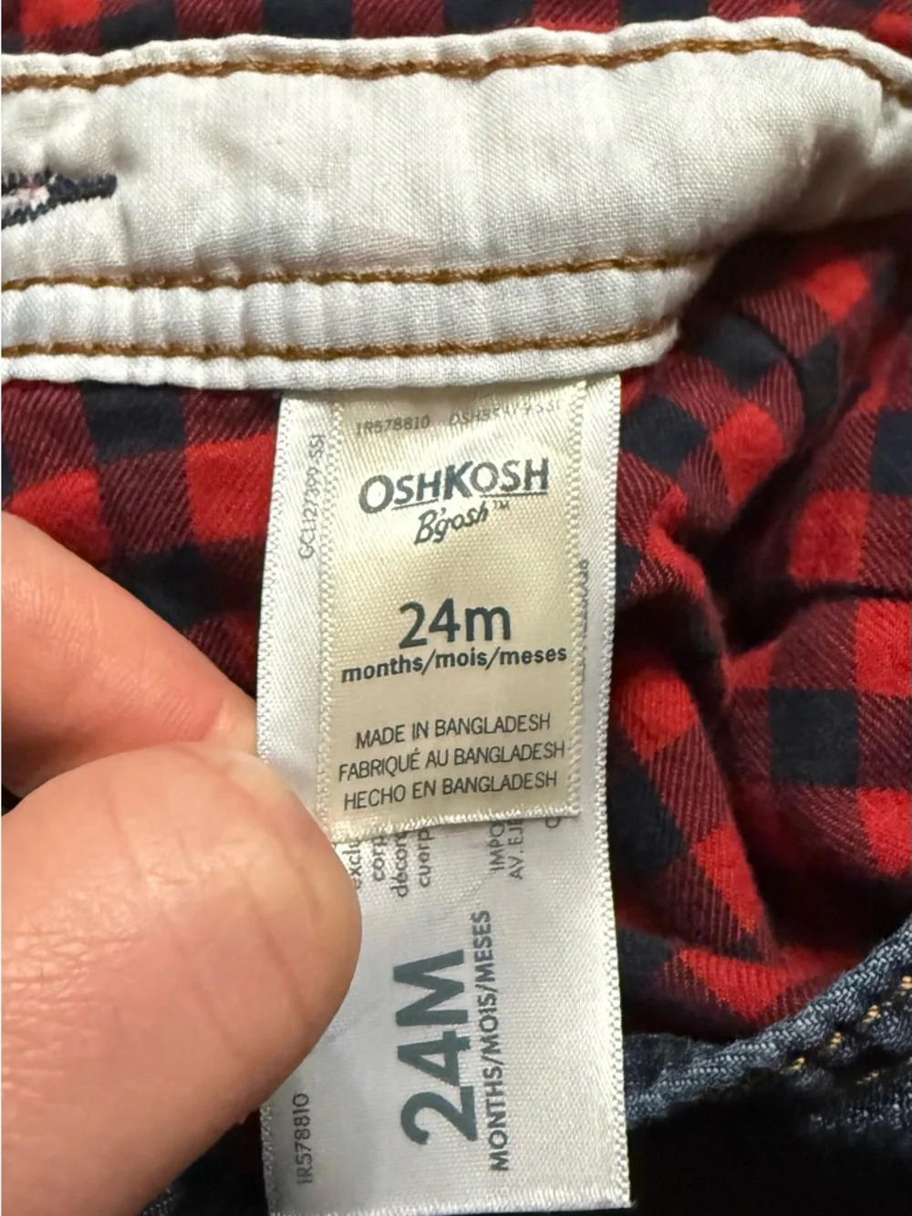OshKosh B'gosh lined throughout Denim Overalls